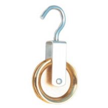 6 x bl poulies pour linge d.60 mm 2 pcs