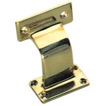 6 x bl support de main courante en bois en laiton poli