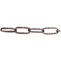 Capaldo - 6 x pl chain lustres rit. 3,5 mm bronzé (cm.50)