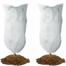 60 de large x 80 cm de haut cordon de serrage inférieur 2 pièces couverture de plante couverture de protection hivernale,pour la protection des