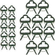 Keyoung - 60 Stück Kletterpflanzen-Clips, Tomaten-Clips, Pflanzen-Clips, Tomaten-Krawattenklammern (2 Größen).