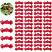 60 Stück Pflanzenwachstum Bieger Clips,90 Grad Plant Bender,Pflanzen bieger,Pflanzenbieger,Biegen Clips,zum Biegen von Pflanzenstängeln und zum