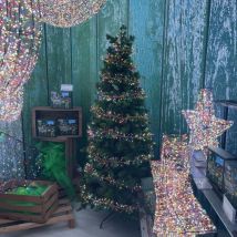 Lotti Importex - Cluster Ø8cm 1200 MicroLED mh c 4+6m Weihnachtsbeleuchtung