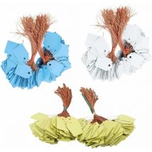 600 pièces pvc Suspendus Étiquettes De Plantes Graines De Fleurs Légumes Herbe Nom Tag Marqueur Signe pour Jardinier Intérieur Extérieur Plantation