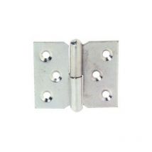 Monin - Paumelle de meuble acier nickelé gauche hauteur 40mm longueur 50mm 431210