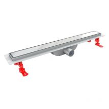 TYC - 600mm Long Inox Walk-in Bathroom Floor Linear Shower Tile Mounting Channel Drain