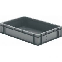 Certeo - Scatola Di Trasporto Grigio 600X400X120 Mm