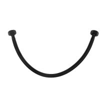 Tecra - Noir Flexible Sanitaire D'Alimentation Tuyau G1/2 X G1/2 60cm Longueur