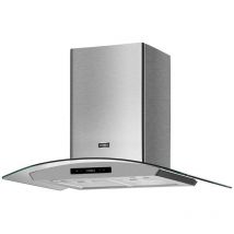 60cm Curved Glass Cooker Hood Extractor Fan Stainless Steel Stoves 600 GH STA