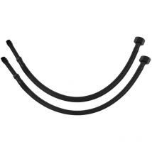 60cm Long M10 x 3/8' Noir Nylon Tressé Tuyau Flexible Robinet