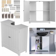 Dayplus - 60cm salle de bains sous l'évier armoire de rangement wc meuble d'évier