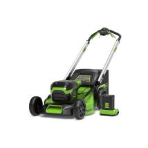 Greenworks – Tondeuse À Batterie 60v – Autotractée Avec Coupe De 51 Cm – 3 Modes De Tonte – Bac De 55 L – 1 Batterie 4.0 Ah Et Chargeur Inclus