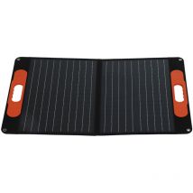 Lifcausal - 60W Polycrystalline Solar Panel Charging Panel with Handle Solar Charger IP65 Waterproof for Home Car Boat Indoor Outdoor Use