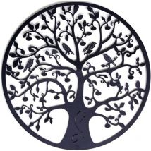 Décoration Murale en métal Arbre de Vie Décoration Murale en métal Décoration Murale en métal Décoration intérieure, tentures murales 30x30 cm