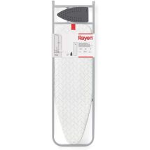 Bügelbrett Für Wand, Tür & Schrank Silikon Plattenauflage Mit Schaumstoff Farbe: Grau Maße Brett 33 X 110cm Gefaltet Mit Struktur: 5 X 133 X 38,5 Cm -