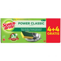 Pack. 8 klassische grüne Faser-Scheuerschwämme 7100325013 Scotch Brite