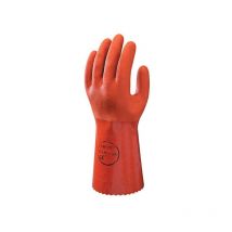 620 Orange pvc Gloves - Size 10 - Showa