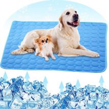 (62x50cm) Kühlmatte Für Hunde, Waschbar, Mit Eiswürfeln