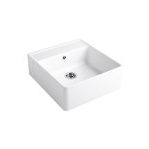 Villeroy&boch - villeroy et boch Fregadero de oficina Tradition Stone White CeramicPlus con vaciador manual