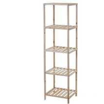 636406 Estantería 5 estantes en madera de abeto mueble para hogar 35x30xH130cm
