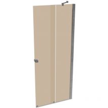 Hüppe - Xtensa pure puerta trasera corredera 2 piezas (1/2),