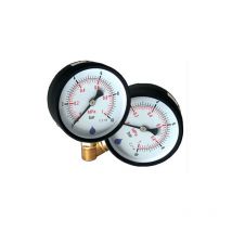 AIM - 63mm 25bar Cadran Mesure Pression Jauge 1/4' Côté Manomètre