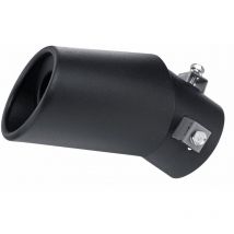 63MM Black Stainless Steel Car Off-Road Rear Exhaust Pipe Tip Tail Muffler