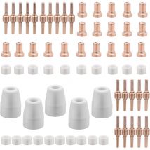 Rwoythk - 65 Pièces PT31 Consommables Plasma Decoupeur Plasma Parkside Cut 30 40 50 Consommables de Découpeuse Plasma Accessoire Decoupeur Plasma