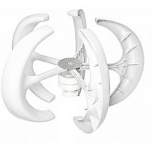 Tiga - 650W 24V Axe vertical de générateur d'éolienne de lanterne de rotor 5 Lames