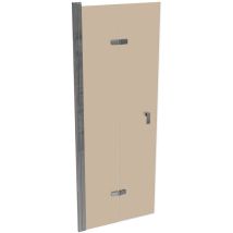 Hüppe - Design Pure Porte Pliante Battante, Fixation À Gauche,