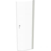 Hüppe - Design pure Swing door 2 hojas Radio: 50cm Ancho: 80cm