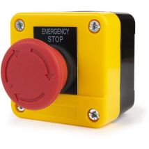660 v 10 a Not-Aus-Druckknopf, roter Not-Aus-Schalter aus Kunststoff, Pilz-Not-Aus-Taster, 22 mm nc