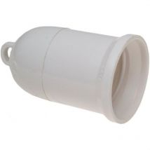 Douille E27 4A 250V blanc