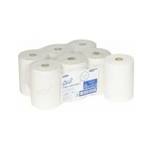 6697, Slimroll Hand Towels , 1 Ply, White, 6 rolls x 190 m - Scott