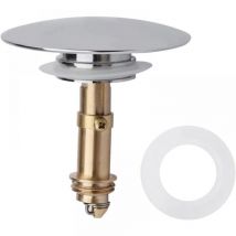 66mm Pop-up Stopper for Kitchen Sink, Bathroom Sink, Solid Brass Chrome Sink