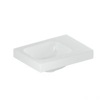 Keramag - Geberit iCon Light lavabo con enjuague manual, 38 cm x 28 cm, sin