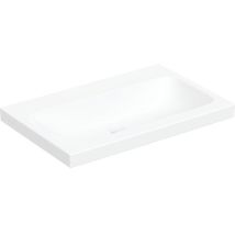 Keramag - Geberit Icon Light Lavabo À Poser, 75 Cm X 48 Cm, Sans Trou Pour