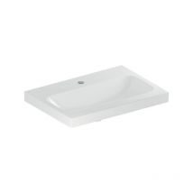 Geberit iCon Light lavabo, 60 cm x 42 cm, con agujero para grifo,