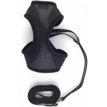 Cat Harness Soft Nylon Black Medium - 33081 - Ancol
