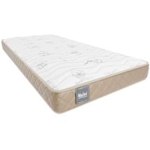 Matelas hybride Nalui Mulhacén DualSense – 200 cm x 150 cm – Polyester – Confort optimal – Beige