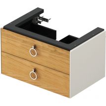 Duravit - Tulip blanco, mueble de baño colgado en la pared, ancho