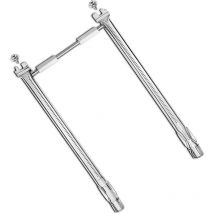 69785 Brûleur de gril de 45,7 cm pour barbecues à gaz Weber Spirit i et ii 200 Series Spirit E-210 E-220 Spirit S-210, S-220 avec tube de commande