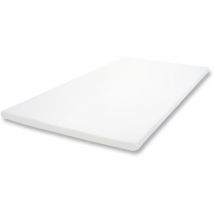 Hegele - 6cm Surmatelas à mousse Memory HHG-508, Couvre-matelas, housse, 140x200cm mousse visco