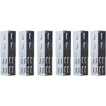 6er-Set Taino Universal Brennerabdeckung Tropfschutz Edelstahl größenverstellbar