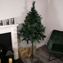 Samuel Alexander - 6ft (1.8m) Premier pvc Space Saving Christmas Parasol Tree with 408 Tips in Green
