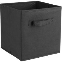 Eosnow Bote de rangement carrée pliable en toile pour vêtements et jouets, Cubes en tissu pliables, 6 paquets