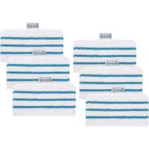 Bearsu - 6Pack Washable Microfibers for Black & Decker Steam Mop FSMP20, FSMH1321JMD, FSM1500, FSM1600, FSM1610, FSM1620, FSM1621, FSM1630, FSMH162