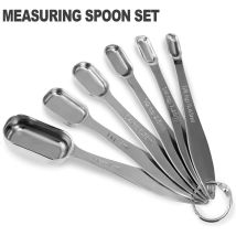 6pcs Ensemble De Tasses Et Cuillères À Mesurer Measuring Spoons Measuring Spoons