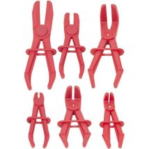 Longziming - Lot de 6 pinces de serrage pour tuyaux, 3 tailles, ensemble d'outils de serrage pour tuyaux, pinces de serrage en plastique,pince à