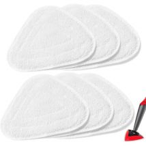 Pnuaticm - 6Pcs Recharge de Lavette Balai Vapeur en Microfibre Compatibles Avec Vileda Steam Mop/Balais Vapeur Microfibre Pour Capacité d'absorption